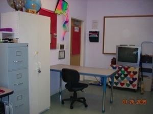 After organizing the room